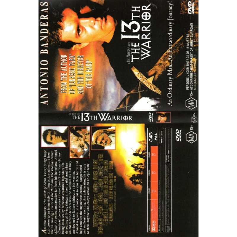 13TH WARRIOR - ANTONIO BANDERAS ALL REGION DVD
