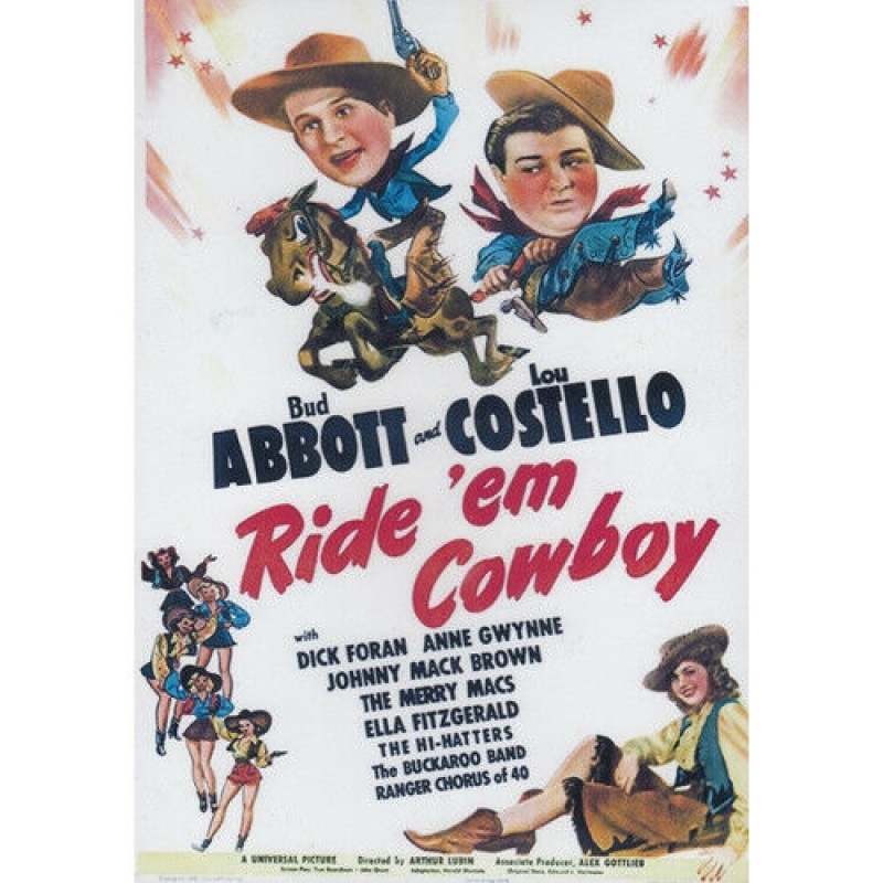 Abbott and Costello Ride Em Cowboy