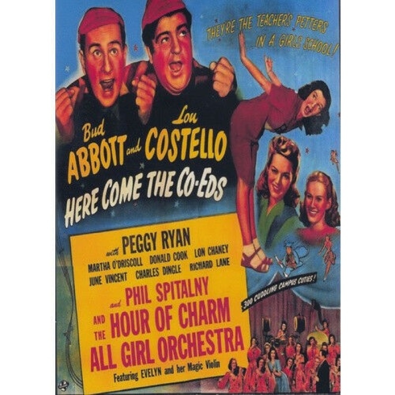 Abbott and Costello Here Come The Co-Eds = Dvd