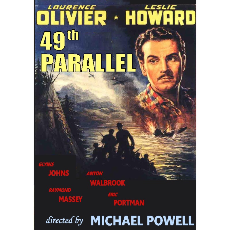 49th PARALLEL (1949) Glynis Johns Leslie Howard