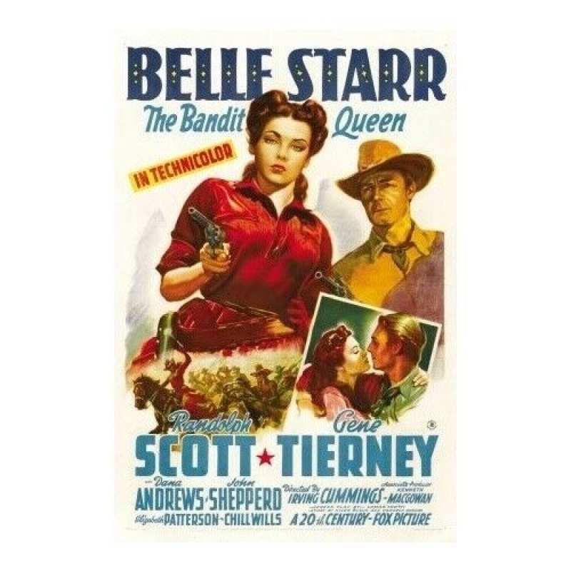 Belle Starr The Bandit Queen (Randolph Scott) (Classic Film Dvd)