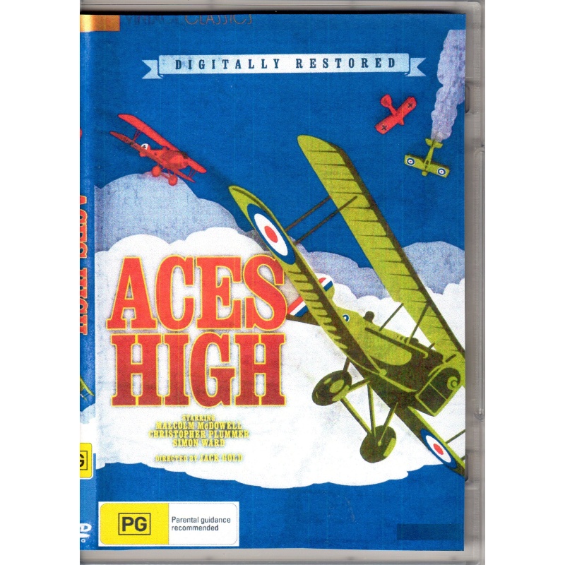 ACES HIGH - PETER FIRTH & CHRISTOPHER PLUMMER  ALL REGION DVD