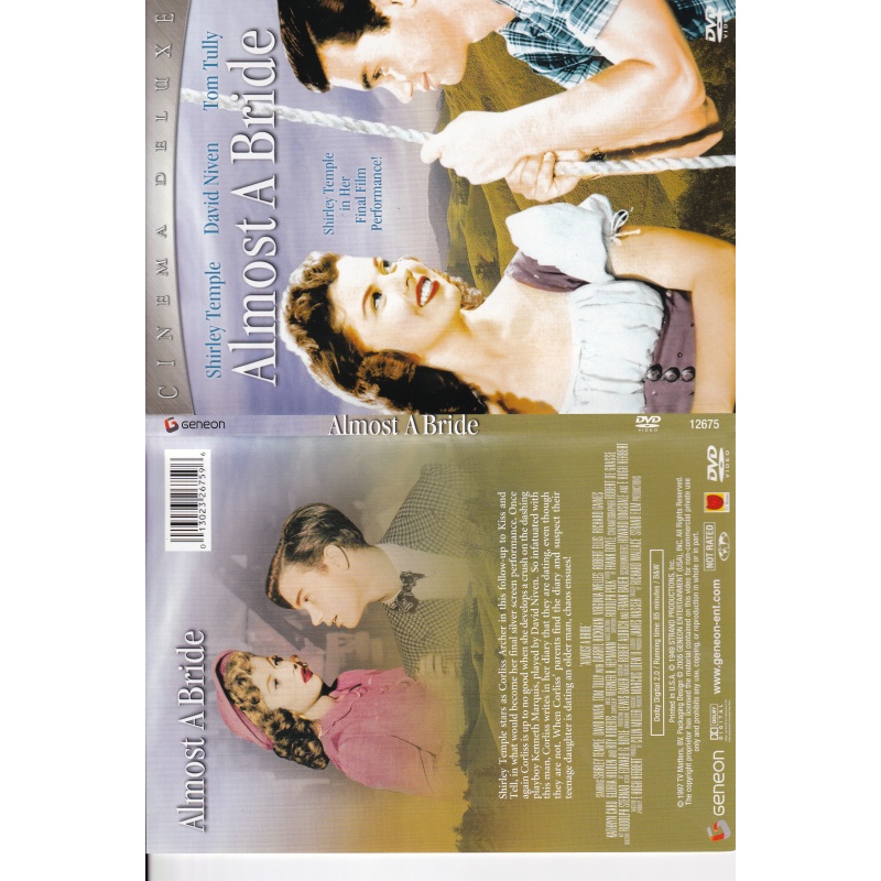 ALMOST A BRIDE - SHIRLEY TEMPLE & DAVID NIVEN- ALL REGION DVD