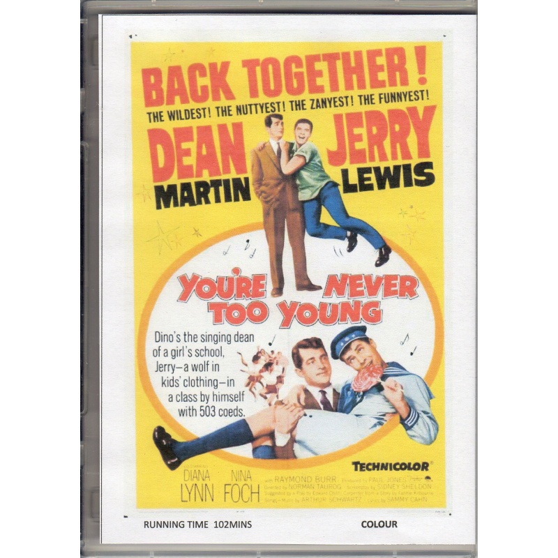 ARTISTS AND MODELS/YOU'RE NEVER TOO YOUNG - JERRY LEWIS & DEAN MARTIN  ALL REGION DVD
