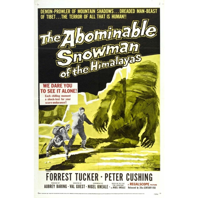 The Abominable Snowman (1957) Forrest Tucker, Peter Cushing, Maureen Connell