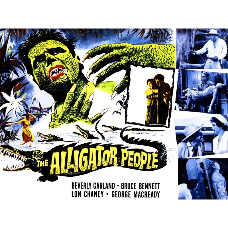 The Alligator People (1959)Beverly Garland, Bruce Bennett, and Lon Chaney Jr.