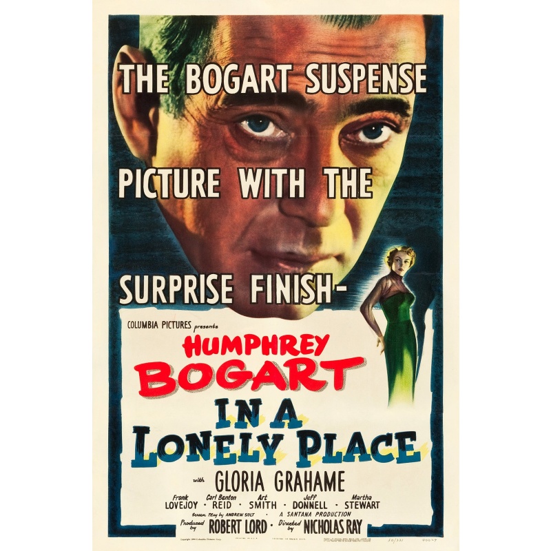 In a Lonely Place (1950)Humphrey Bogart, Gloria Grahame, Frank Lovejoy Film-noir