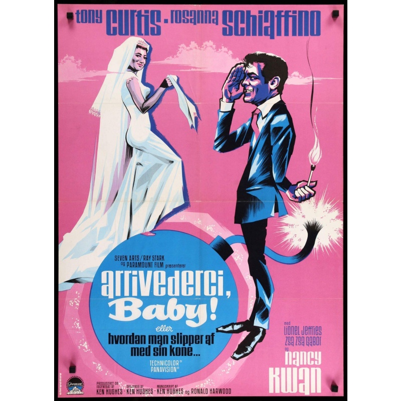Arriverderci, Baby! (1966), Tony Curtis, Rosanna Schiaffino , Zsa Zsa Gabo