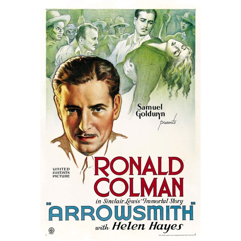 Arrowsmith (1931) Ronald Colman, Helen Hayes, Richard Bennett