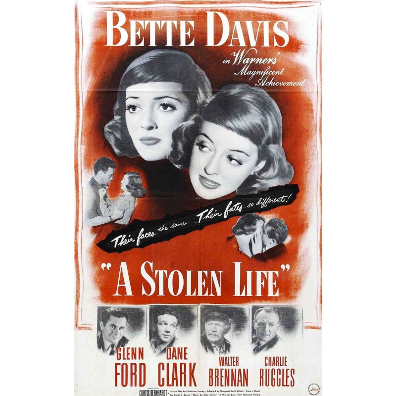 A Stolen Life (1946) - Glenn Ford, Bette Davis, Walter Brennan, Peggy Knudsen,
