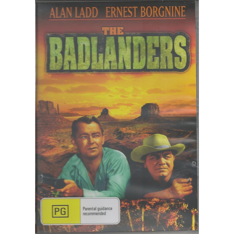 BADLANDERS - ALAN LADD & ERNEST BORGNINE ALL REGION DVD