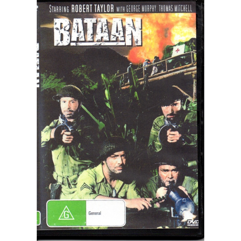 BATAAN - ROBERT TAYLOR   ALL REGION DVD