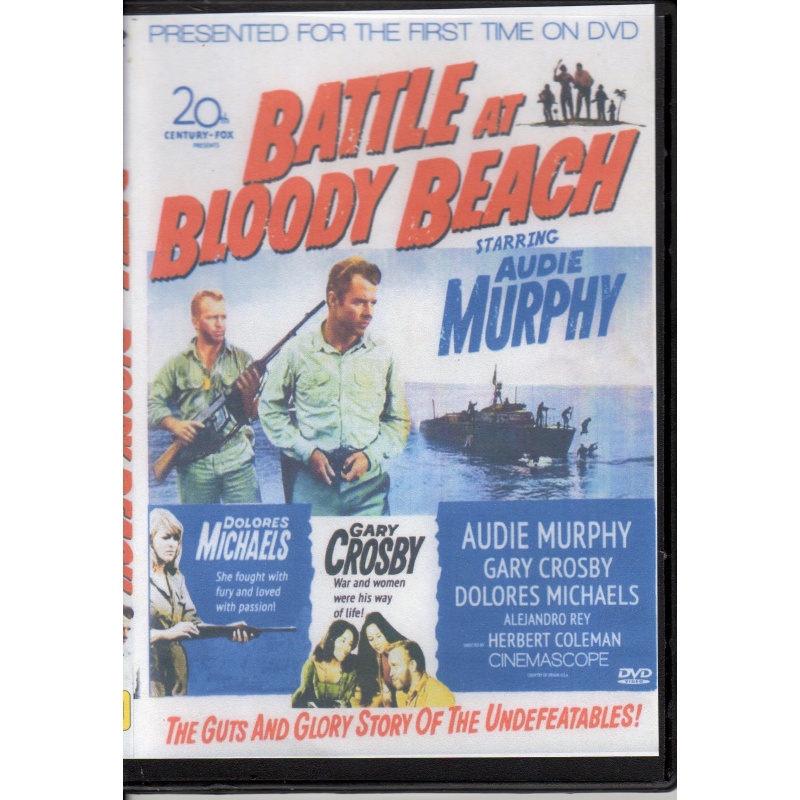 BATTLE AT BLOODY BEACH - AUDIE MURPHY ALL REGION DVD