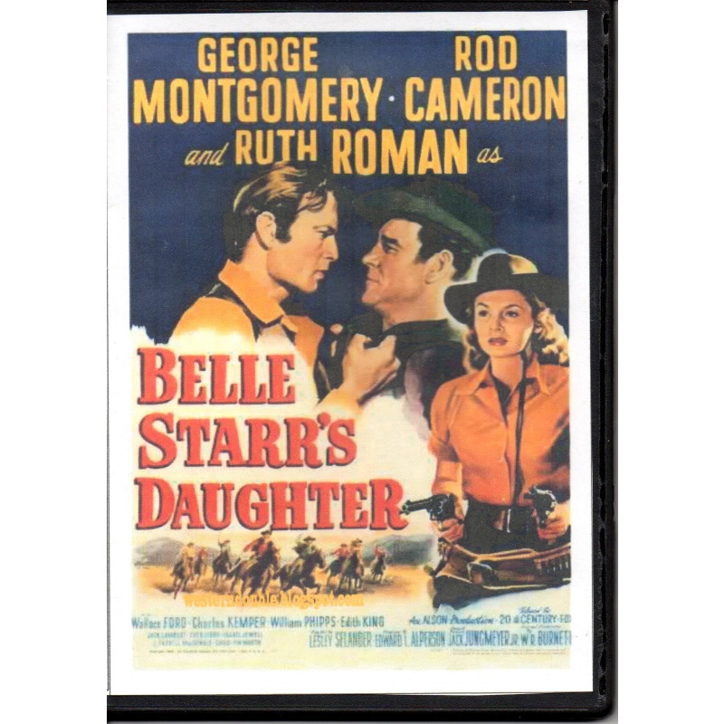 BELLE STARR'S DAUGHTER - GEORGE MONTGOMERY & ROD CAMERON NEW ALL REGION DVD