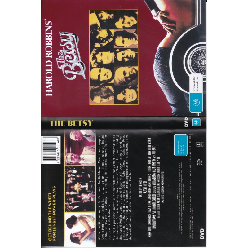 THE BETSY - TOMMY LEE JONES/LAURENCE OLIVIER/ROBERT DUVALL - ALL REGION DVD