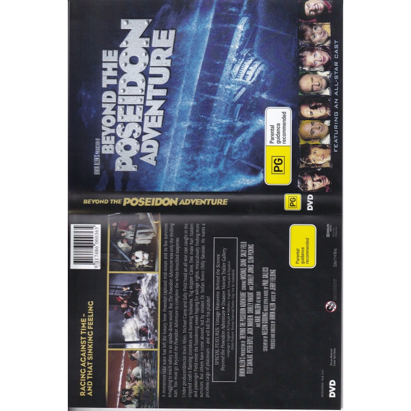 BEYOND THE POSEIDON ADVENTURE - MICHAEL CAINE & SALLY FIELD - ALL REGION DVD