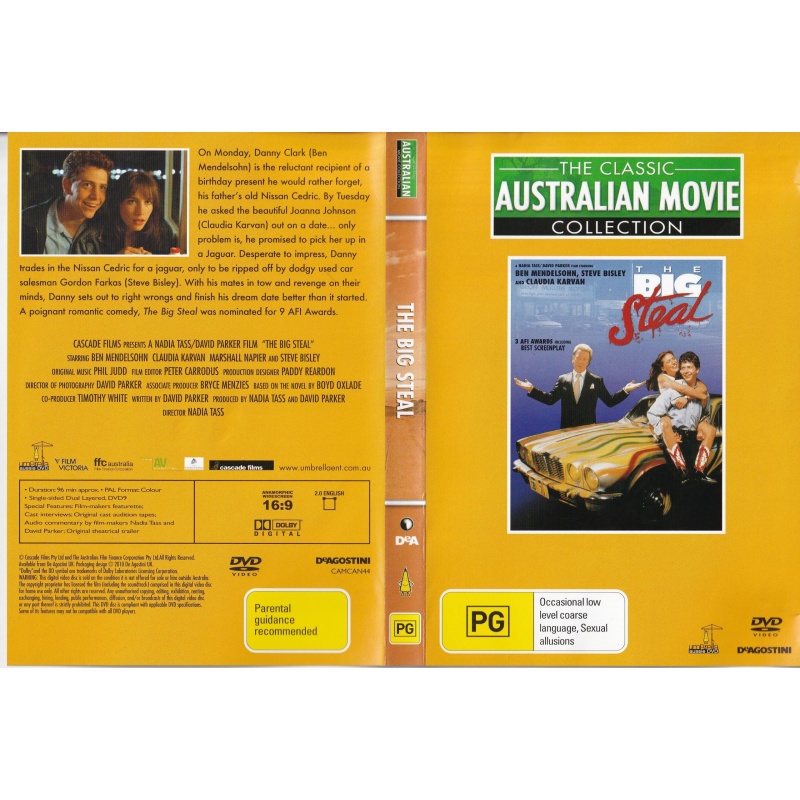 THE BIG STEAL - AUSTRALIAN CLASSIC  - ALL REGION DVD