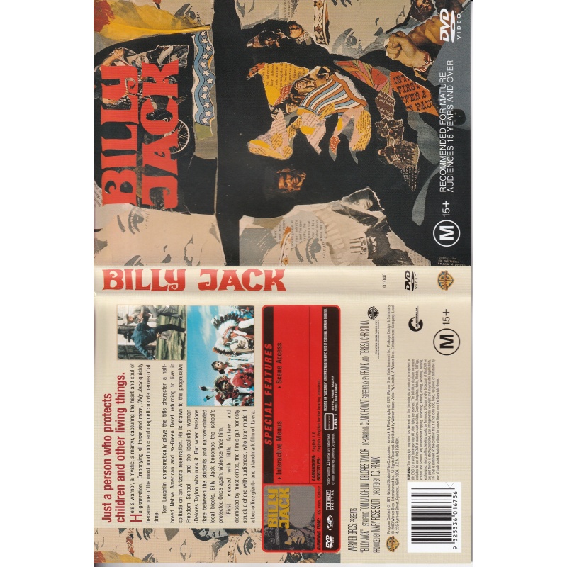 BILLY JACK  -  ALL REGION DVD