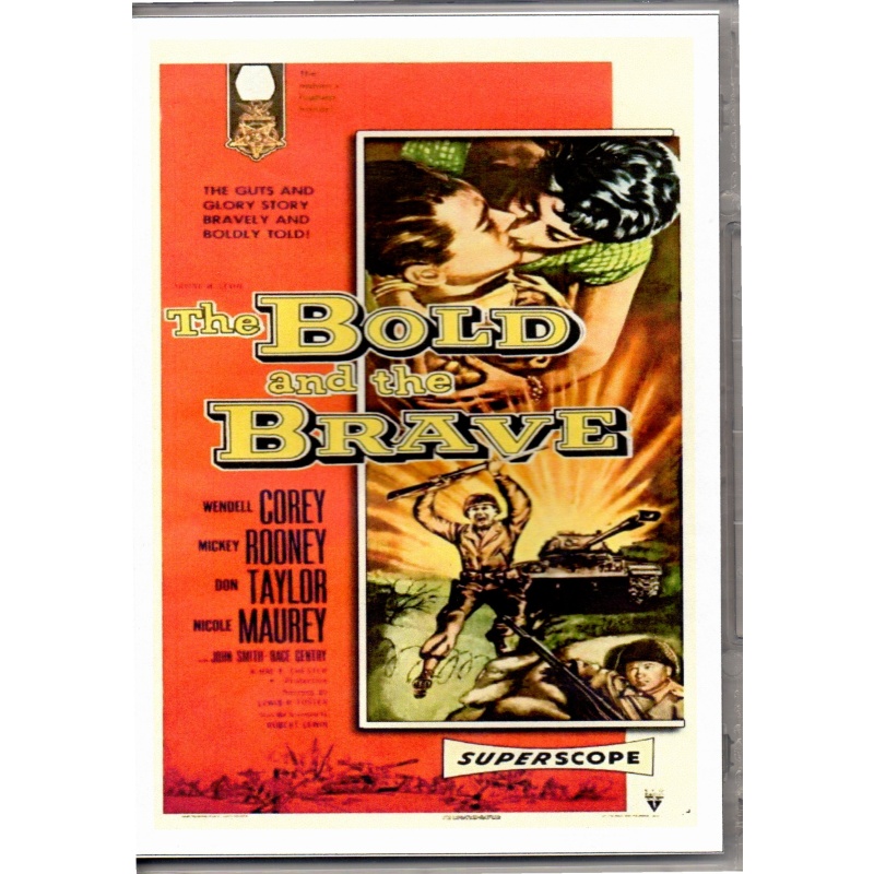 BOLD AND THE BRAVE - MICKEY ROONEY & WENDEL COREY ALL REGION DVD