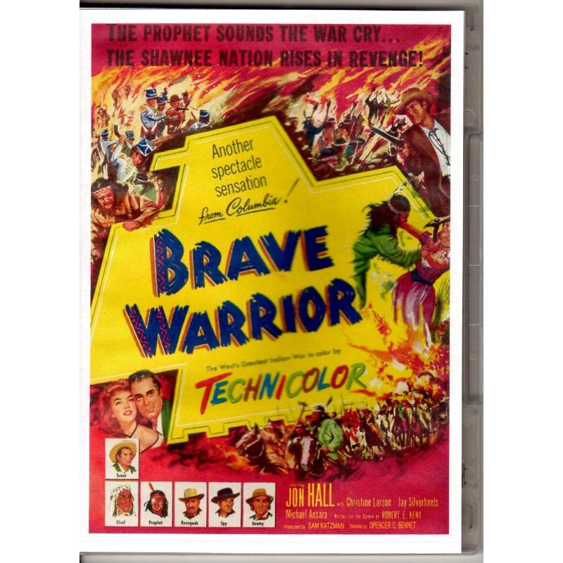 BRAVE WARRIOR - JON HALL ALL REGION DVD