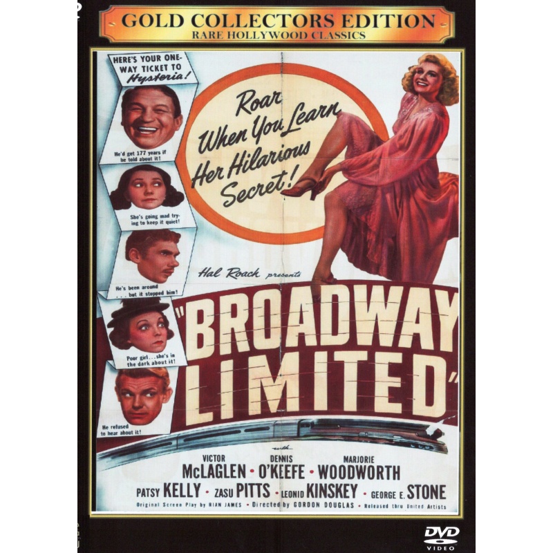Broadway Limited (1941) - Victor McLaglen - Marjorie Woodworth - Dennis O'Keefe - DVD (All Region)