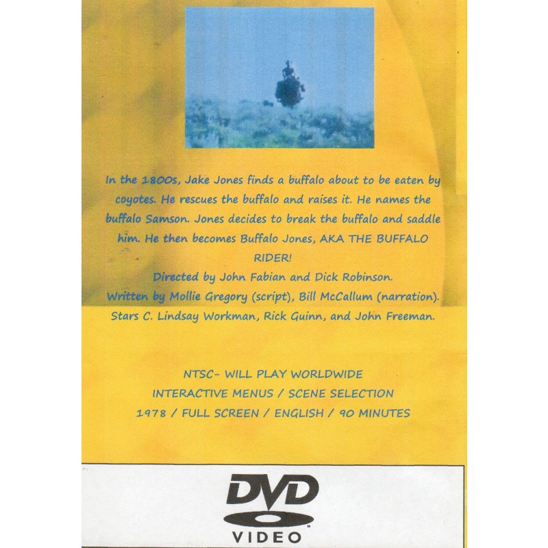 BUFFALO RIDER - RICK GUINN & JOHN FREEMAN ALL REGION DVD
