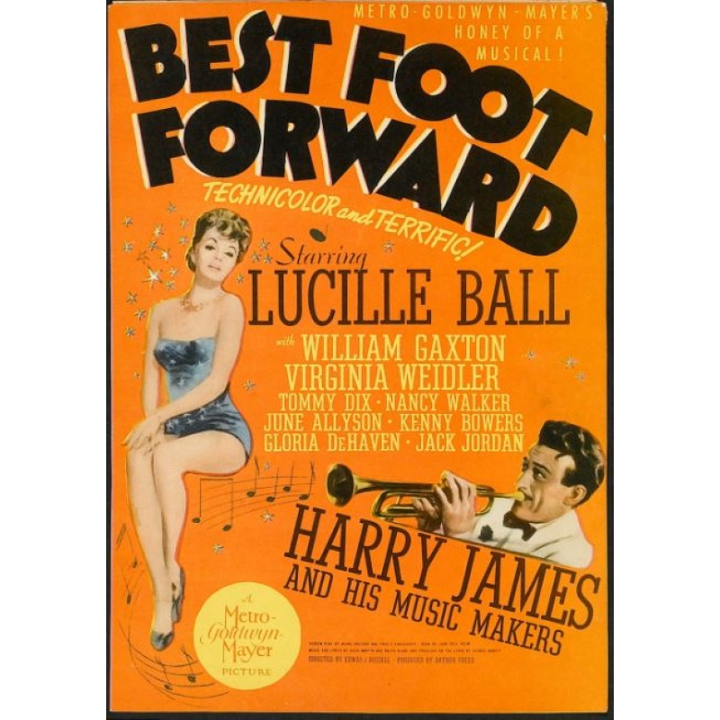 Best Foot Forward 1943 - Lucille Ball, William Gaxton, June Allyson, Virginia Weidler