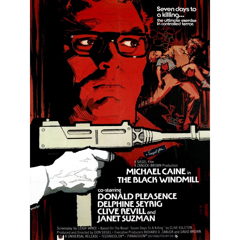 The Black Windmill (1974) Michael Caine, Donald Pleasence, Delphine Seyrig, Clive Revill,