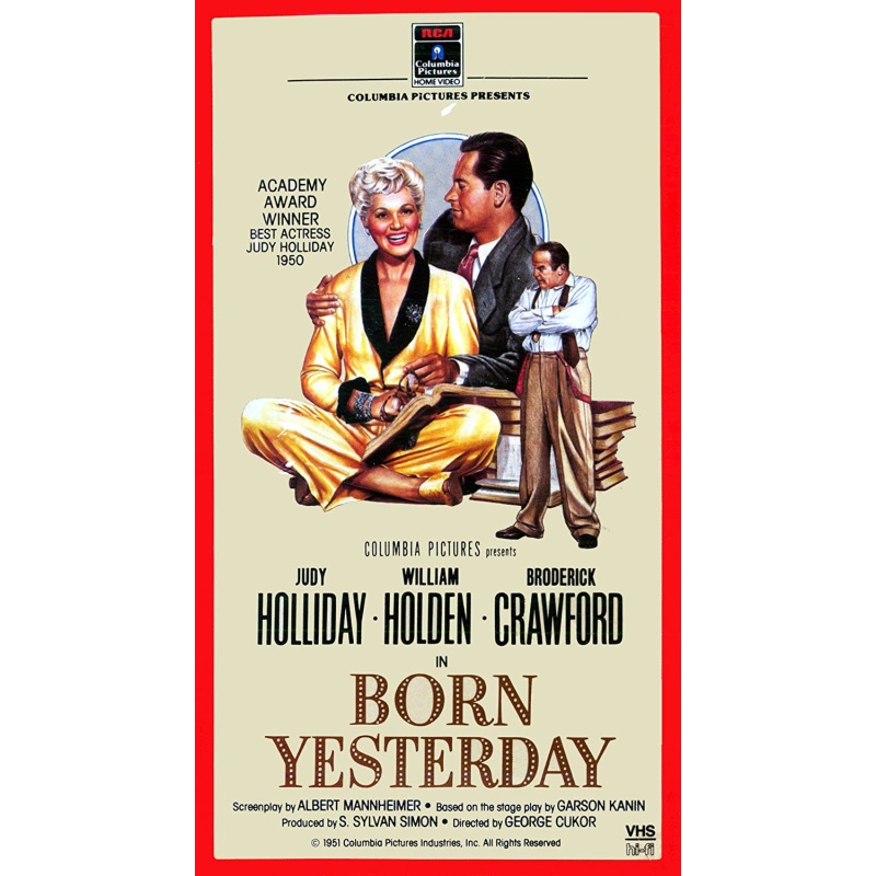Born Yesterday 1950 - William Holden, Judy Holliday, Broderick Crawford