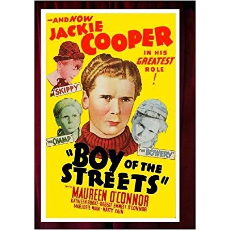 Boy of The Street 1937  Jackie Cooper, Maureen O'Connor, Rare Movie