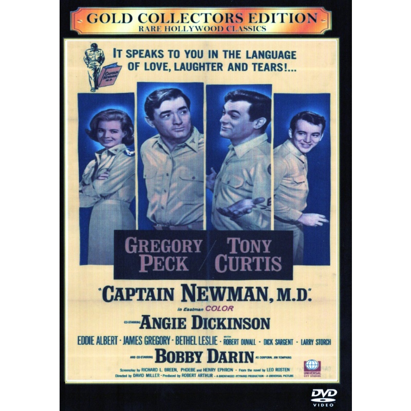 Captain Newman MD (1963) - Gregory Peck - Tony Curtis - Angie Dickinson - DVD (All Region)