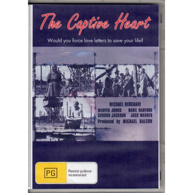 CAPTIVE HEART - MICHAEL REDGRAVE ALL REGION DVD