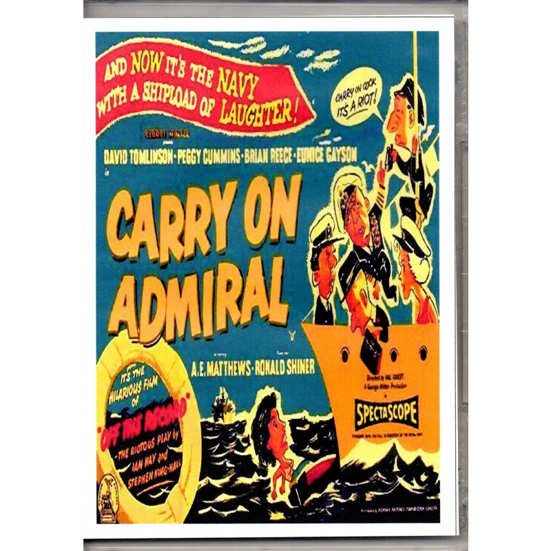 CARRY ON ADMIRAL - DAVID THOMLISON & PEGGY CUMMINGS  ALL REGION DVD