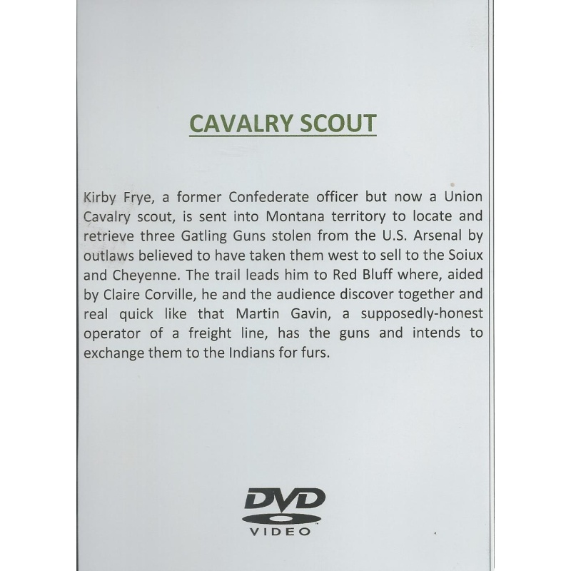 CAVALRY SCOUT - ROD CAMERON  ALL REGION DVD