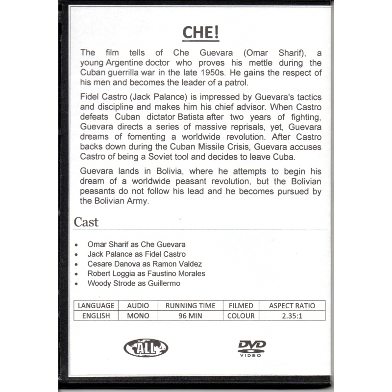 CHE - OMAR SHARIF ALL REGION DVD