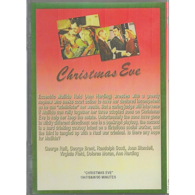 CHRISTMAS EVE - RANDOLPH SCOTT - ALL REGION DVD