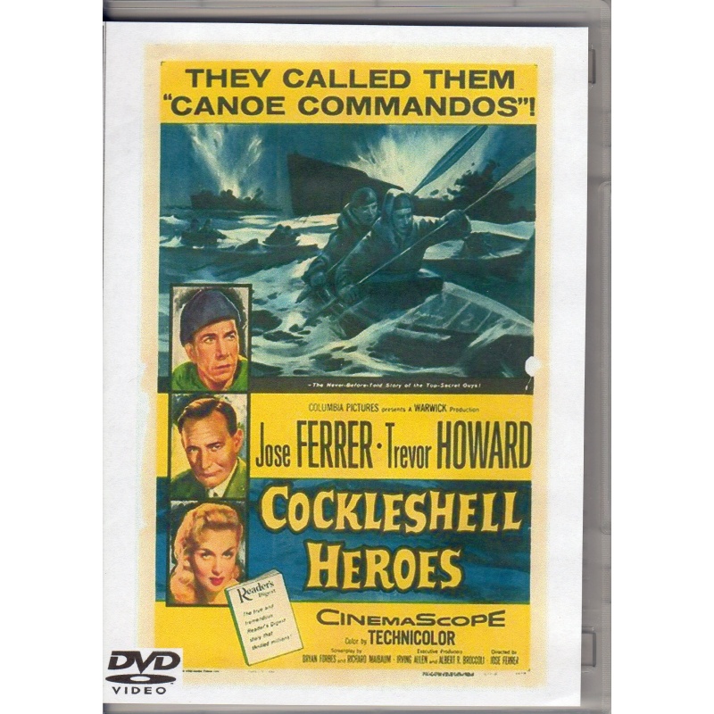 COCKLESHELL HEROES - JOSE FERRIER & TREVOR HOWARD ALL REGION DVD