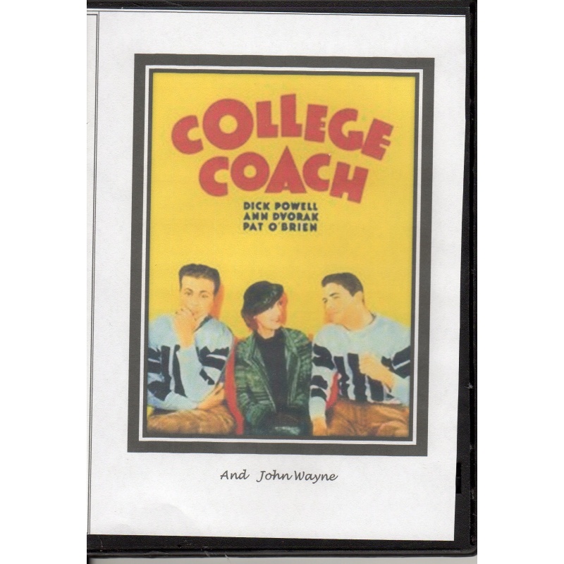 COLLEGE COACH - DICK POWELL & EARLY JOHN WAYNE ALL REGION DVD