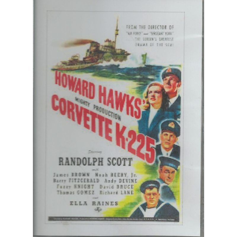 CORVETTE K-225 - RANDOLPH SCOTT  ALL REGION DVD