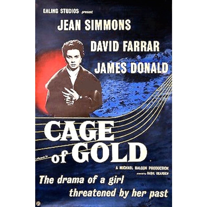Cage Of Gold - Jean Simmons, David Farrar, James Donald  1950