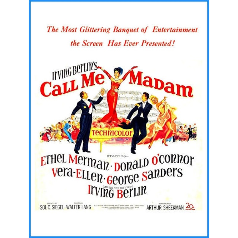 Call Me Madam 1953 - Ethel Mermen, Donald O'Conner