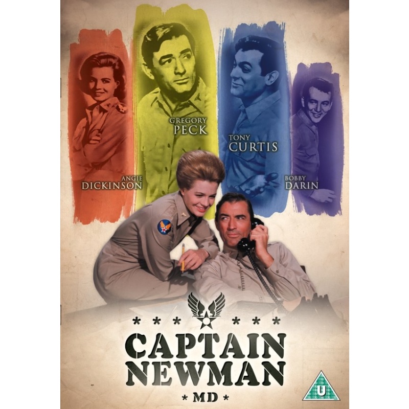 CAPTAIN NEWMAN M.D Gregory Peck, Bobby Darin, Angie Dickinson, 1963 Rare movie