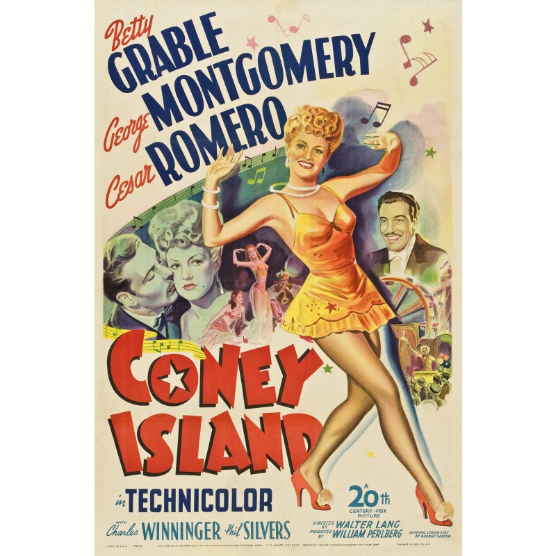 Coney Island (1943)Betty Grable, George Montgomery, Cesar Romero