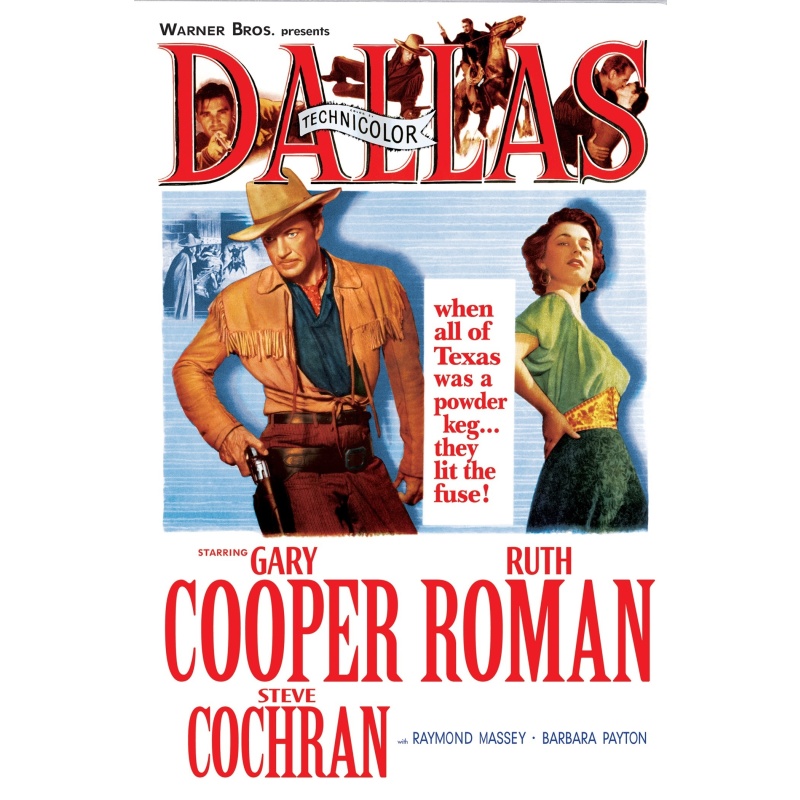 Dallas 1950 Gary Cooper; ‎Ruth Roman‎;