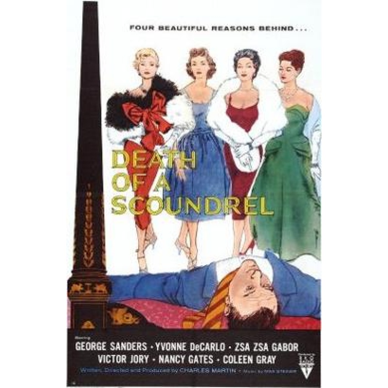 Death of a Scoundrel (1956)  George Sanders, Yvonne De Carlo, Zsa Zsa Gabor |Film-noir
