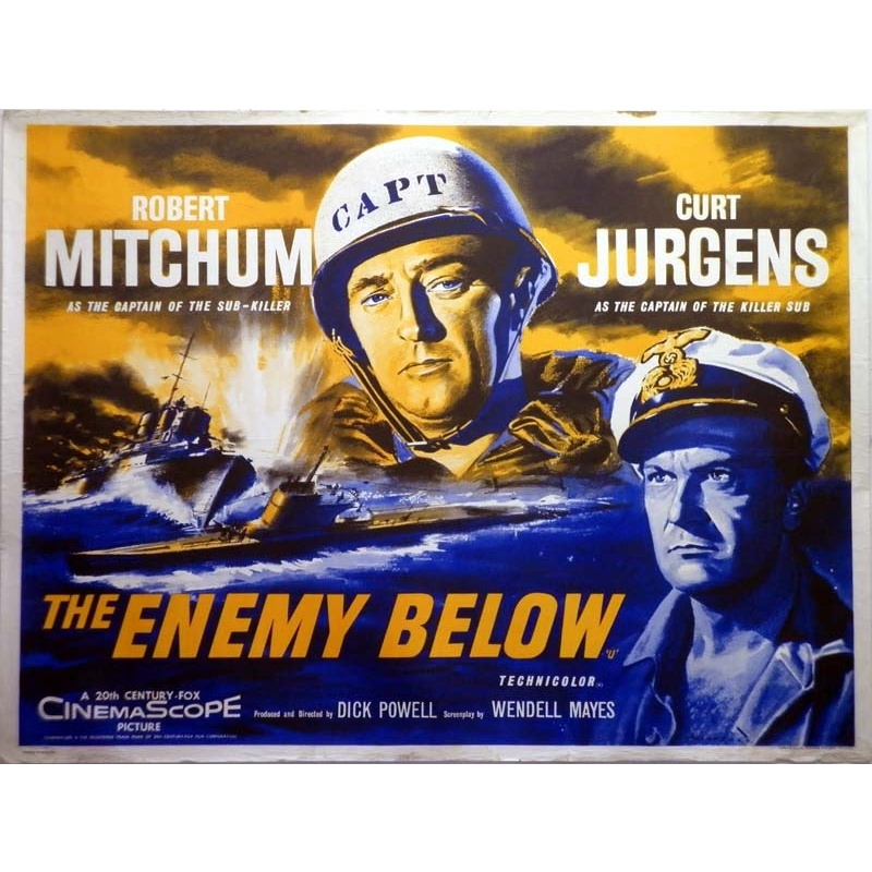 The Enemy Below (1957)Robert Mitchum, Curd Jürgens, David Hedison