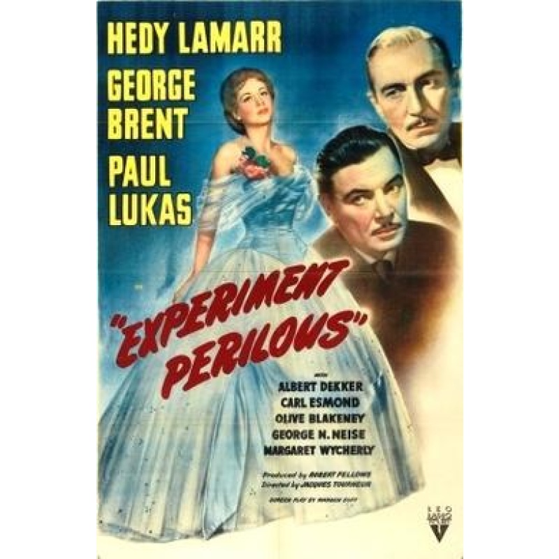 Experiment Perilous 1944  Hedy Lamarr, George Brent, Paul Lukas, Albert Dekker