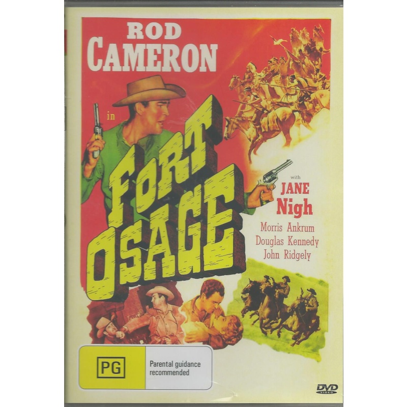 FORT OSAGE - ROD CAMERON ALL REGION DVD