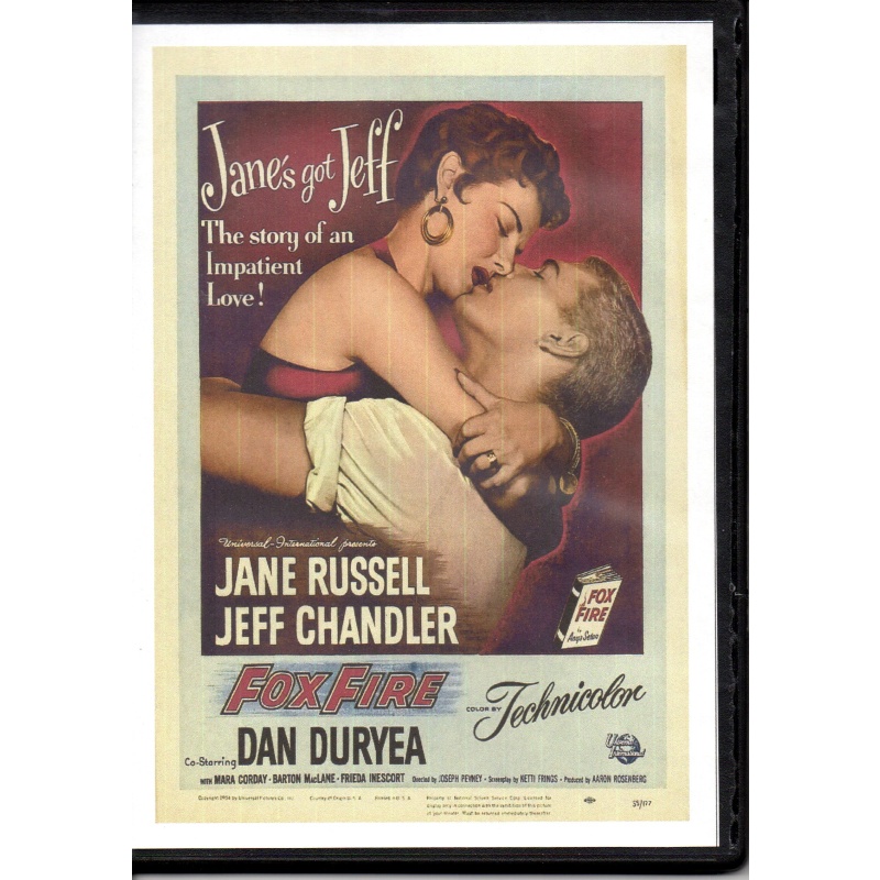 FOXFIRE - JANE RUSSELL & JEFF CHANDLER  ALL REGION DVD