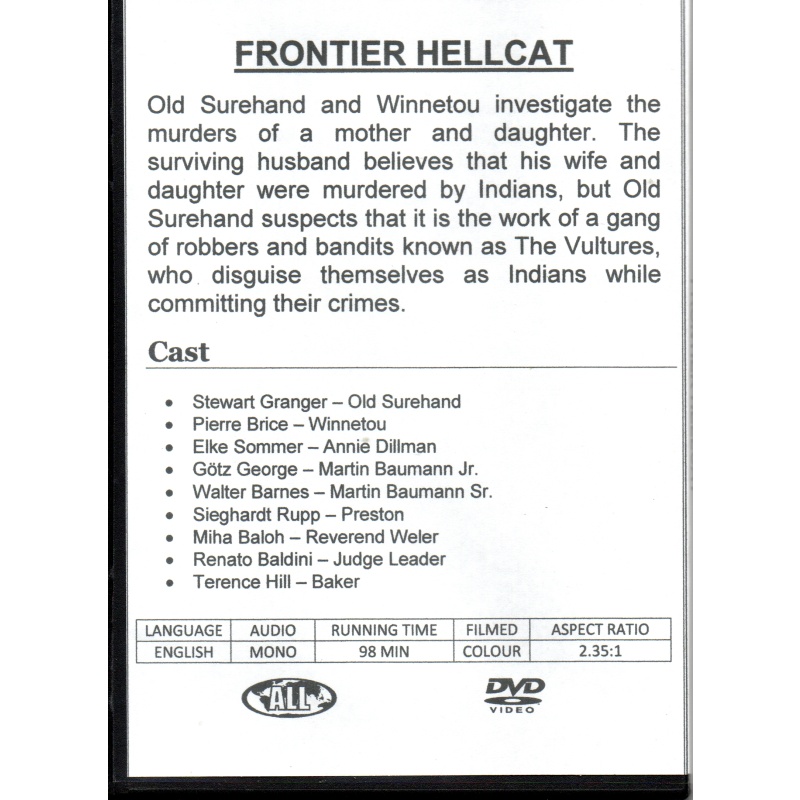 FRONTIER HELLCAT - STEWART GRANGER ALL REGION DVD